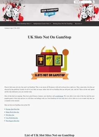 NonGamStopSlots UK