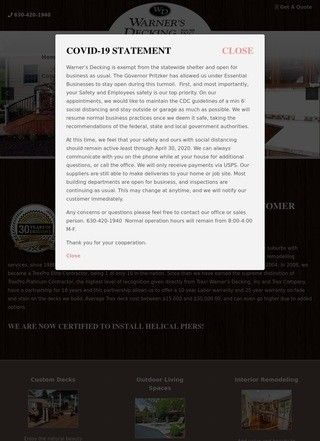 Warner's Decking, Inc.