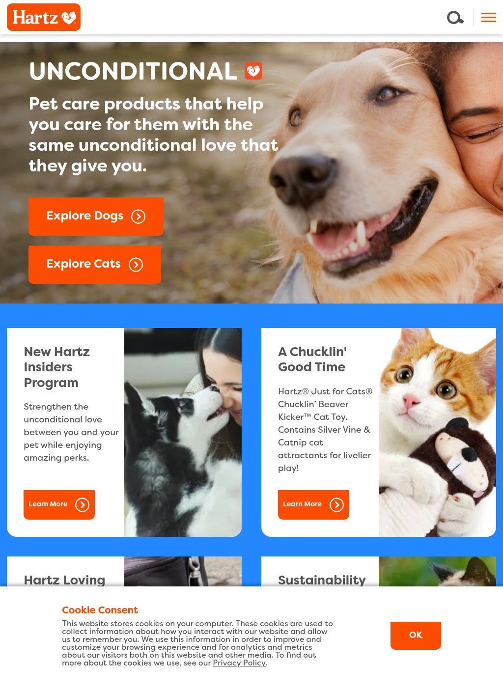 https://www.hartz.com/ Hartz