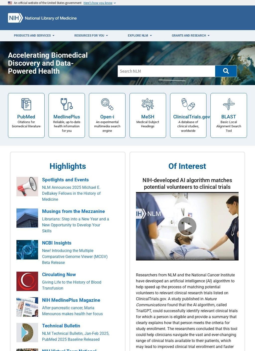 National Library of Medicine