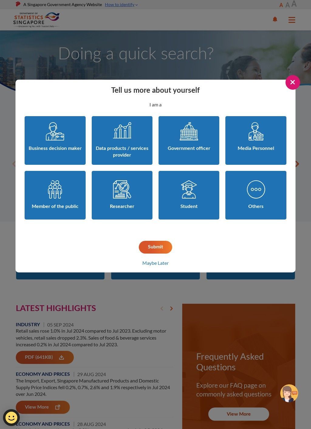 Department Of Statistics Singapore