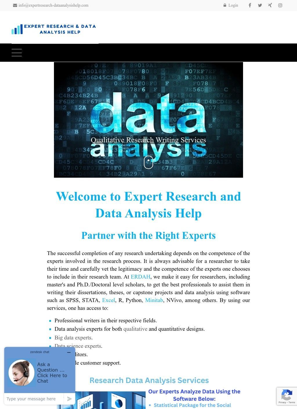 Expert Research and Data Analysis Help
