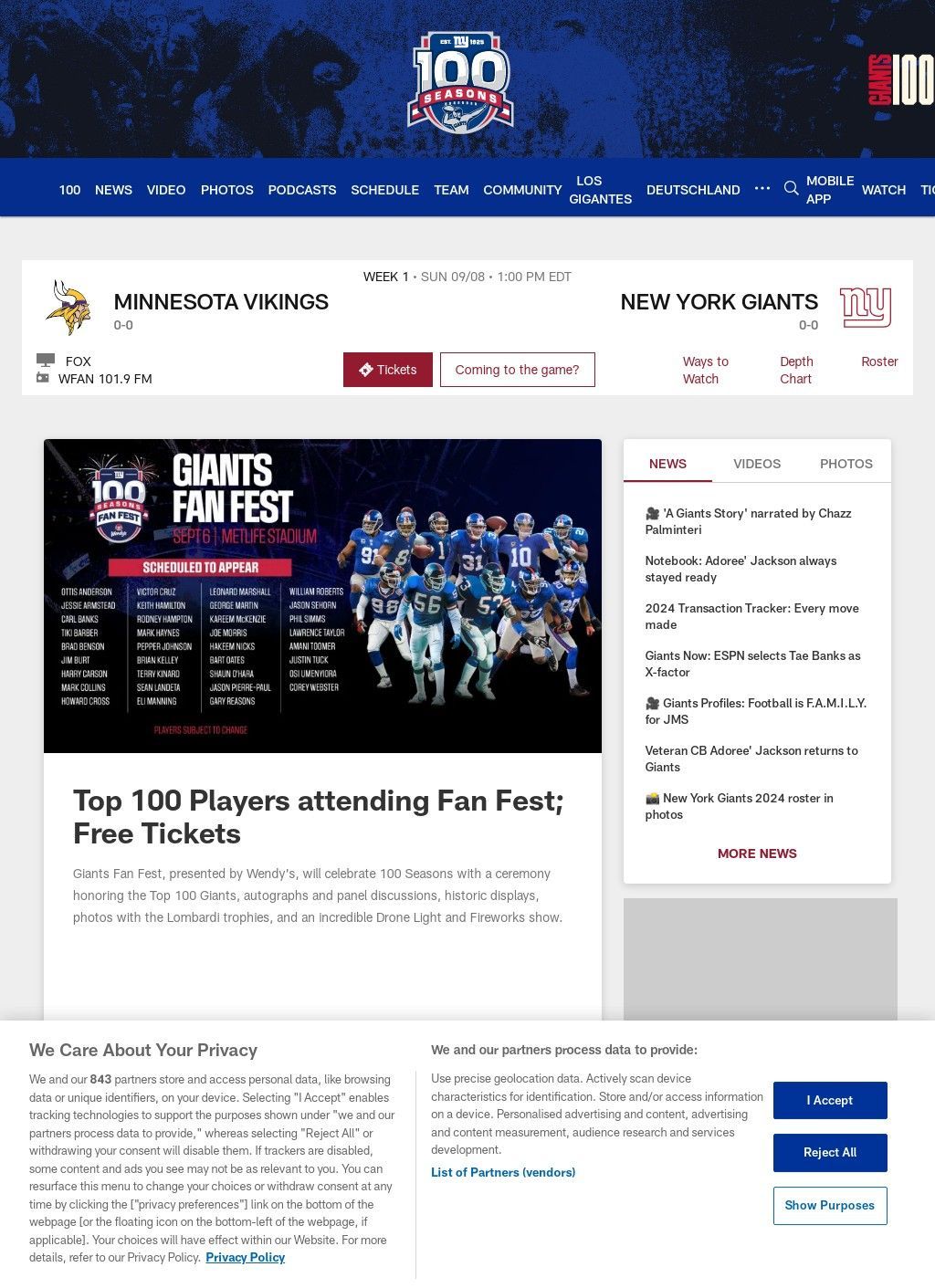 Giants.com