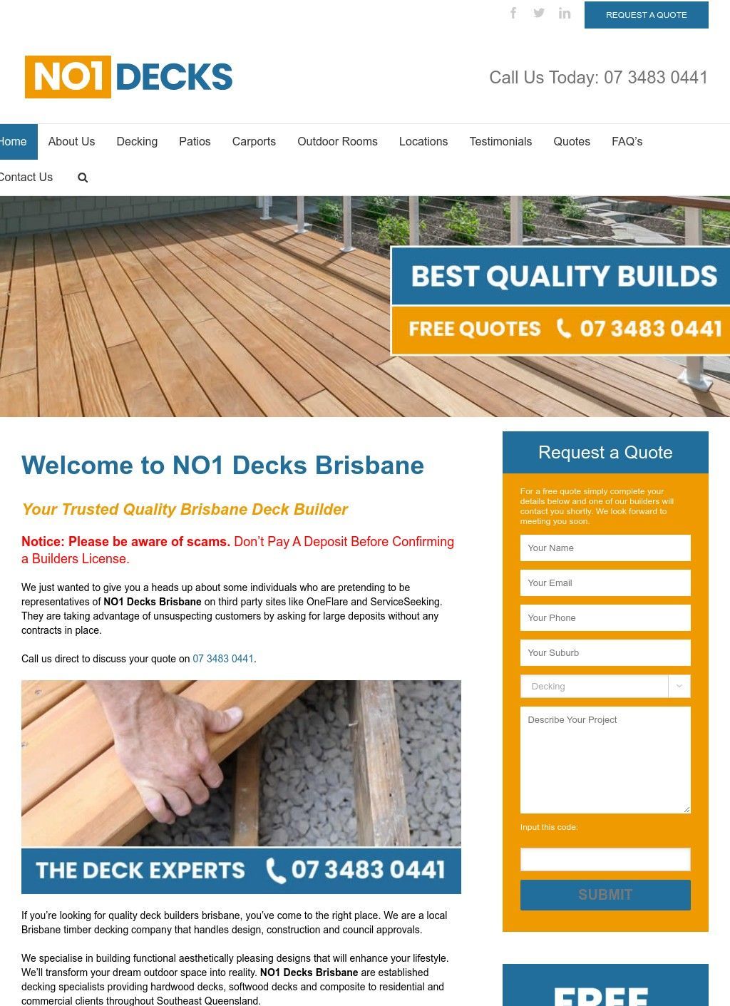 NO1 Decks Brisbane