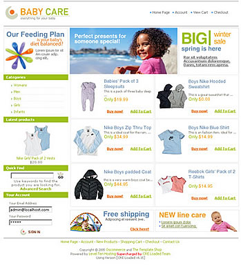 OSCommerce templates